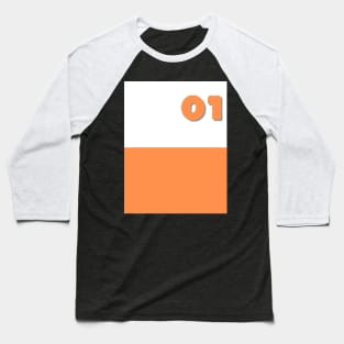 1 number one design Baseball T-Shirt